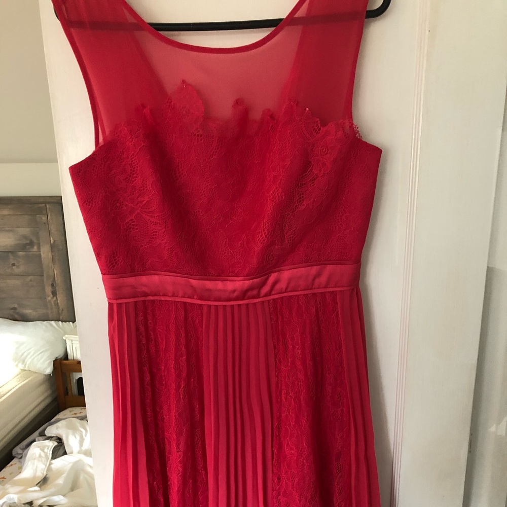Magenta cocktail dress
